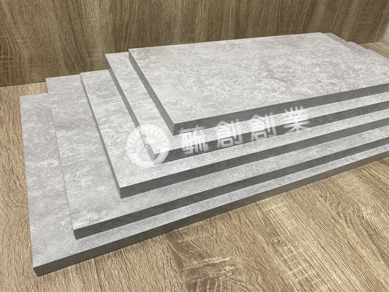 清水模層板 岩灰清水模木板|層板客製化裁切